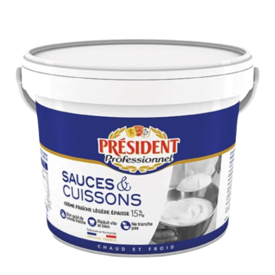 cf 5l CREME FRAICHE EPAISSE PRESIDENT 15%*5L