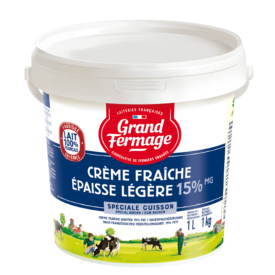 CREME 15 CREME FRAICHE EPAISSE GRAND FERMAGE 15%