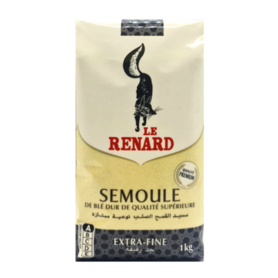 SEMOULE EXTRA FINE LE RENARD 1KG Semoule extra fin