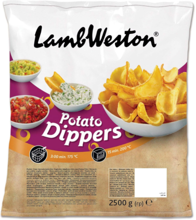 POTATO DIPPERS LAMBWERSTON  2.5KG