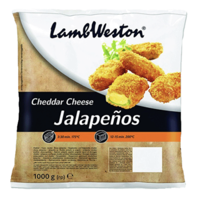 PIMENT JALAPENOS AU CHEDDAR LAMBWESTON 1KG