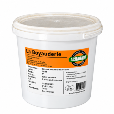 Boyaux naturels de mouton Certifie Achahada