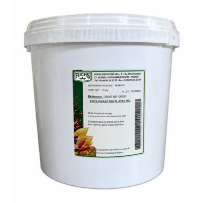 Assaisonnement épice poulet royal avec sel 10kg